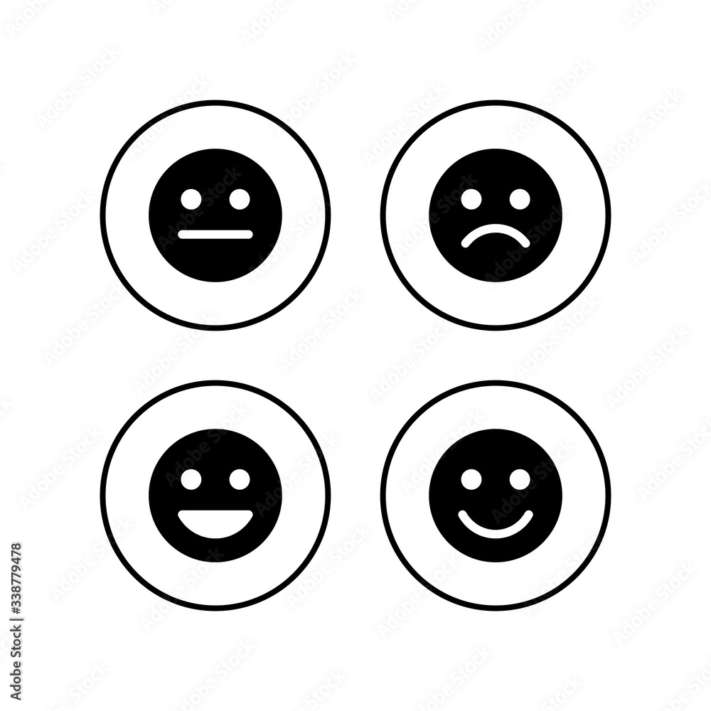 Smile icons set. Smile vector icon. Emoticon Icon vector. Emoji Smile icons set. Smile vector icon. Emoticon Icon vector. Emoji