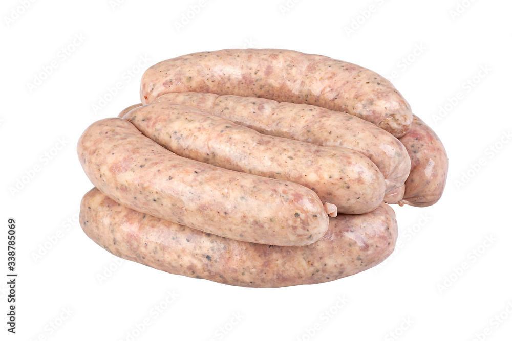 sausage isolated on white background sausage isolated on white background