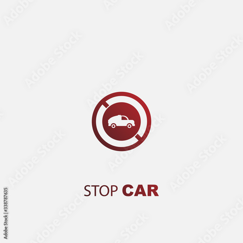 simple car icon vector eps