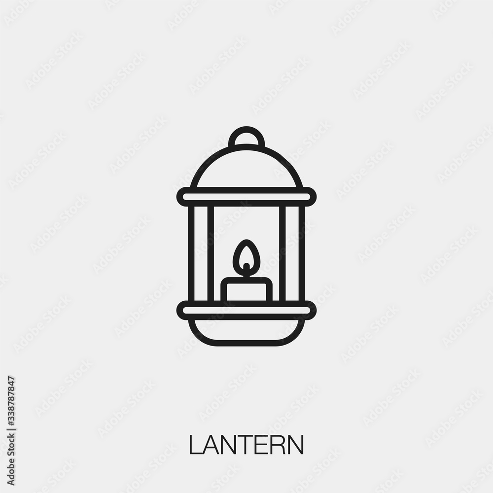 lantern icon vector sign symbol lantern icon vector sign symbol