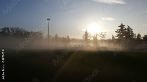 Bild auf Leinwand Morning fog