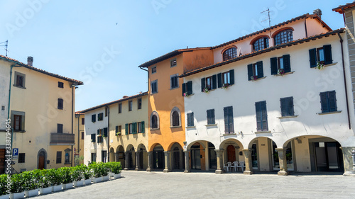 Main square of Reggello, Florence © Claudio Colombo