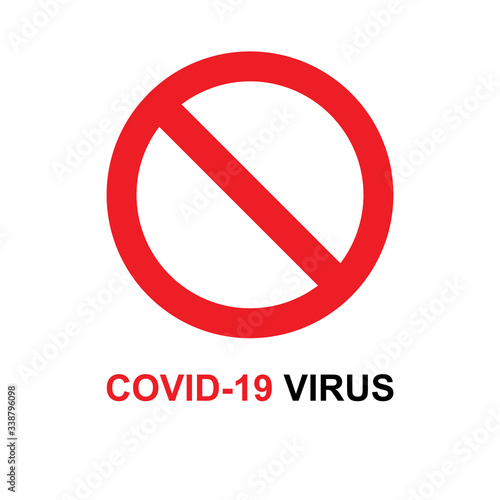 Free Download Corona virus STOP sign. Coronavirus symbol, vector. Covid 19 - GFXLoad
