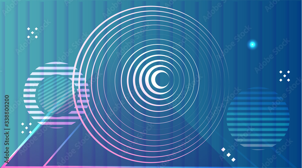 Abstract geometric background, trendy decoration for web and print. Creative shiny futuristic motion template, Abstract geometric background, trendy decoration for web and print. Creative shiny futuristic motion template,