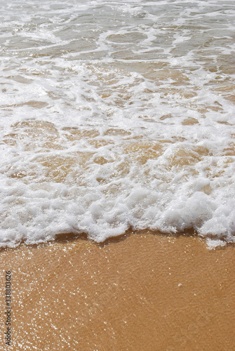 waves and sand