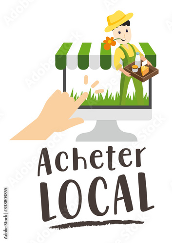 Achat en ligne : magasin producteur local