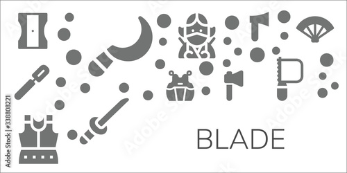 blade icon set