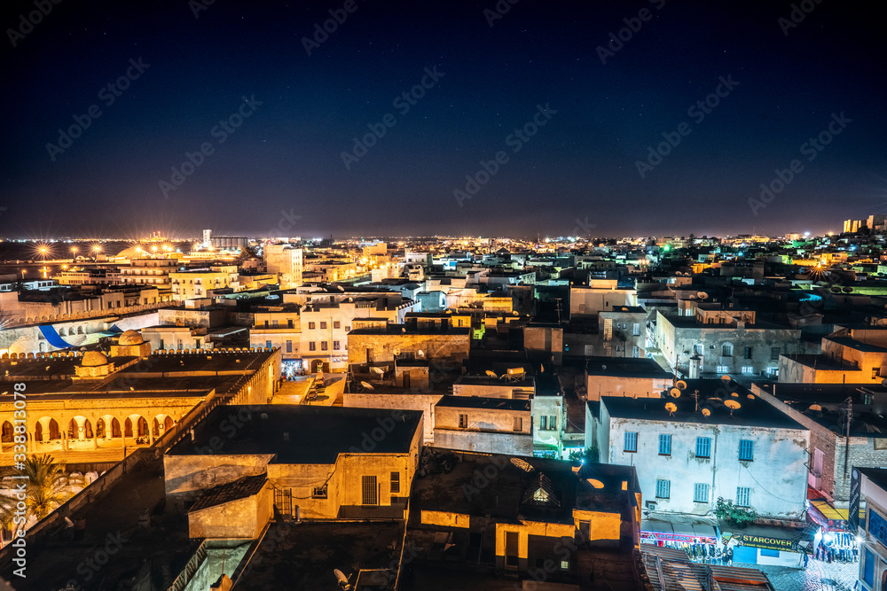 Fototapeta premium nightscape, sousse