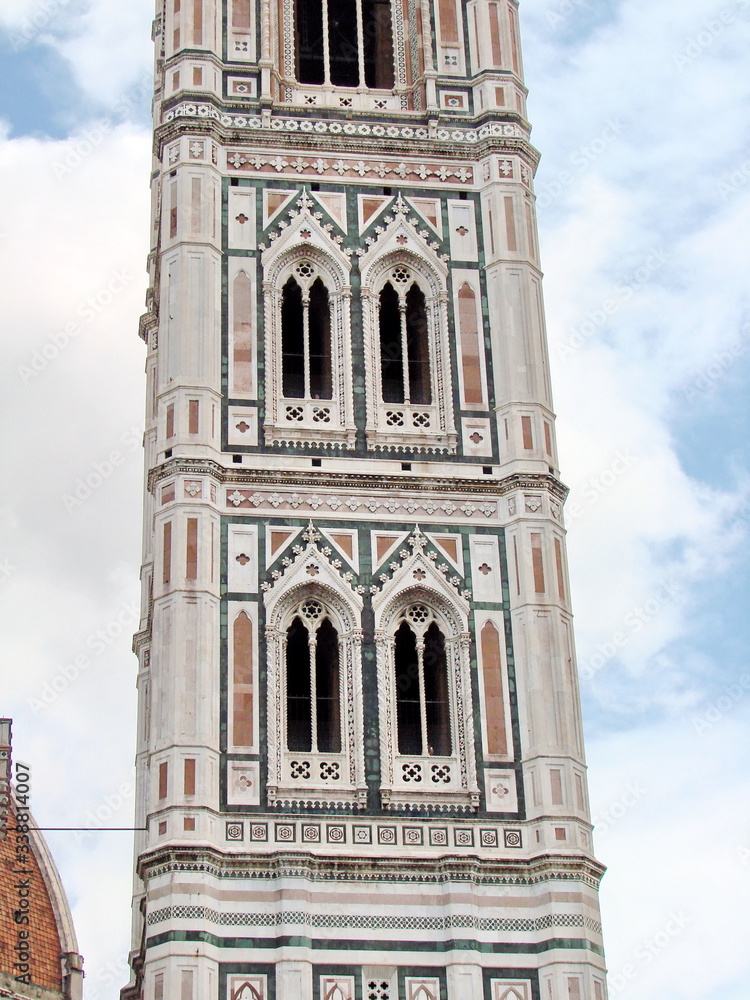 Bottom view of the architectural grandeur of the picturesque beauty of the heritage of the Medici family.