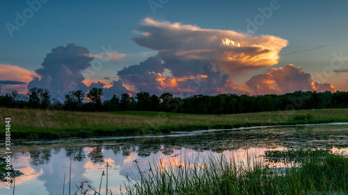 clouds at sunset