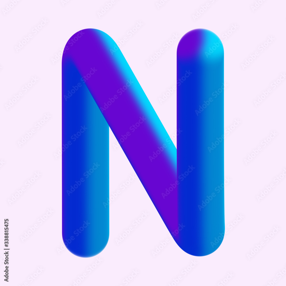 Gradient alphabet Gradient alphabet