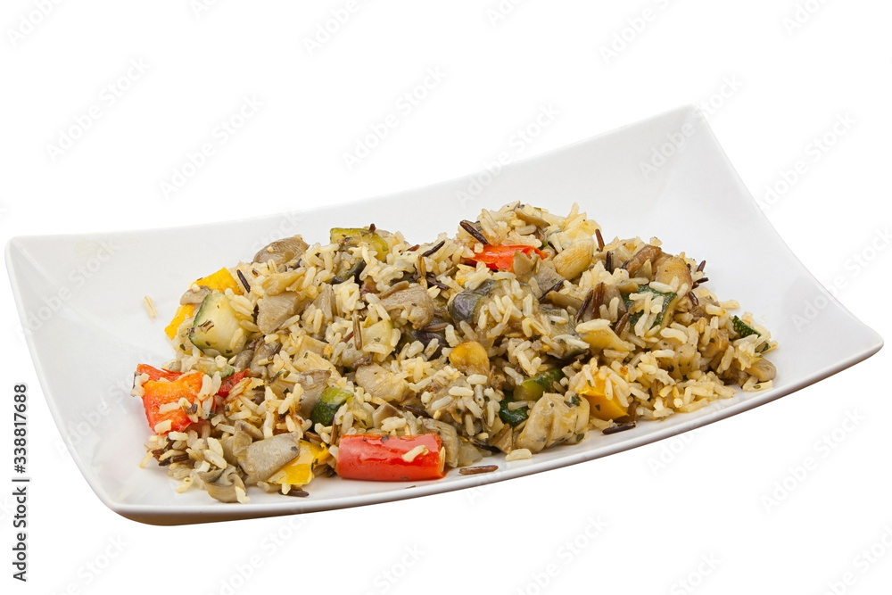 Frozen vegetables gorse or tomatoes corn peas bell peppers carrots on plate Frozen vegetables gorse or tomatoes corn peas bell peppers carrots on plate