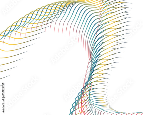 Abstract background blend wave line design for Wallpaper, Banner, Background, Card, Book Illustration, landing page