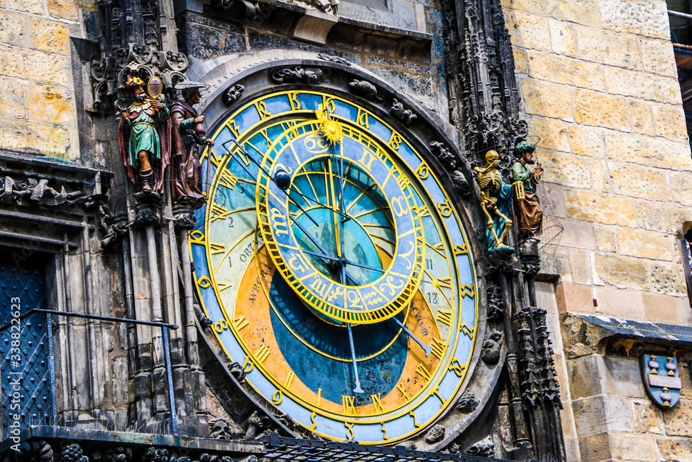 The Astronomical Clock in the Old Town Square in Prague