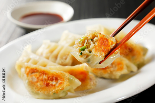 Photos 焼き餃子　Gyoza (Japanese grilled dumplings)