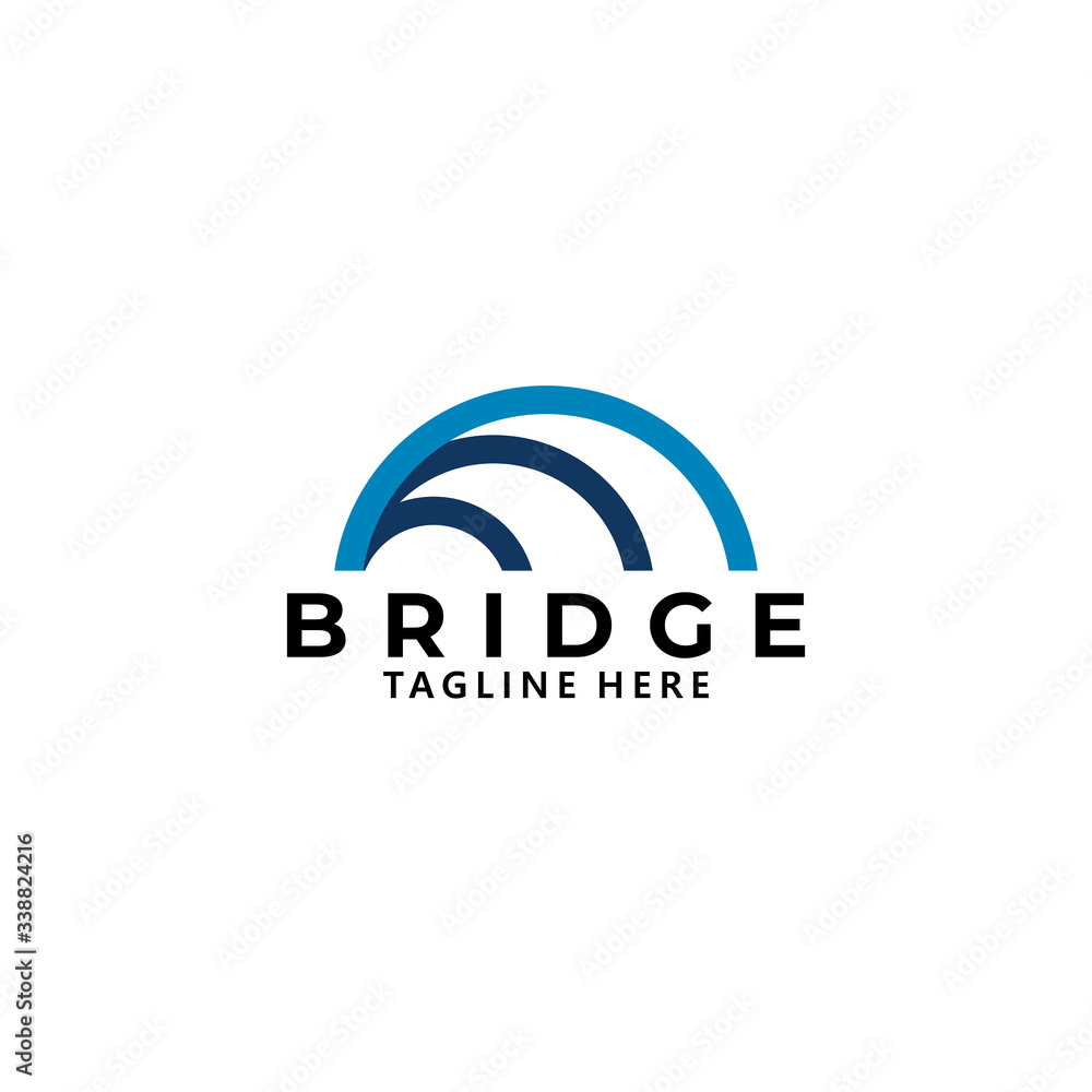 bridge logo icon vector isolated bridge logo icon vector isolated