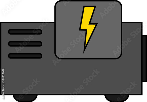Power generator vector icon