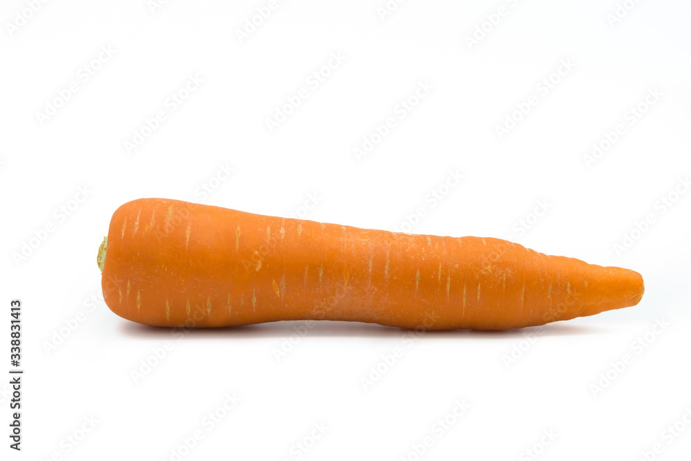 Fresh carrot isolated on white background Fresh carrot isolated on white background