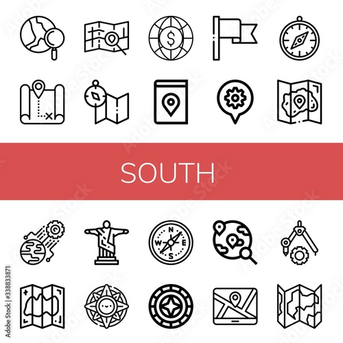 Set of south icons