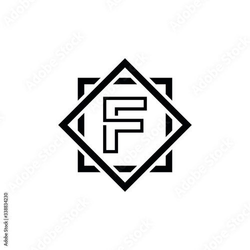 Free Download FF F letter logo design icone - GFXLoad