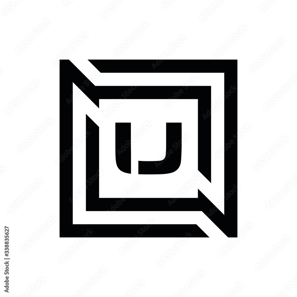 UU U letter logo design UU U letter logo design