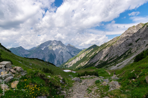 Mountain scenery in the Karwendel-Mountains, Austria  © Franziska Brueckmann