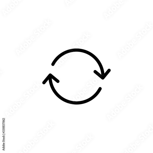 reload, refresh icon, reload, refresh sign and symbol vector design