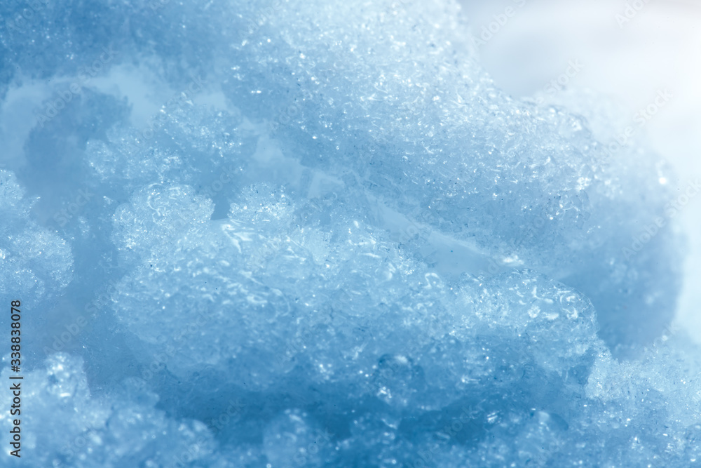 Obraz premium Fresh fluffy white snow texture.White snowflakes.Snow surface.soft focus.