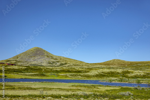Berggipfel  Muen im Rondane Nationalpark in Norwegen