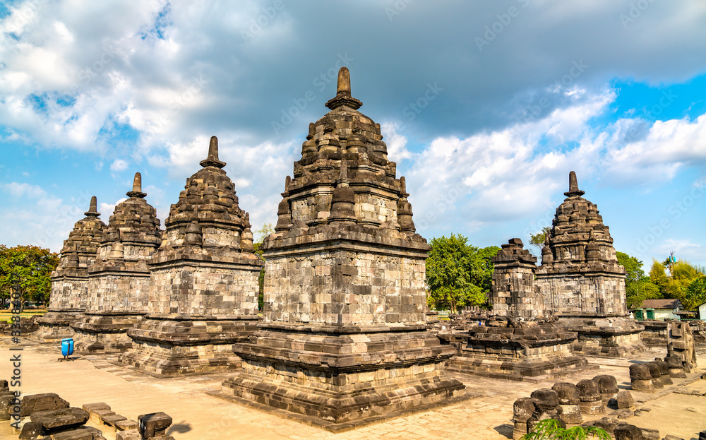 Candi Lumbung Temple at Prambanan. UNESCO world heritage in Indonesia