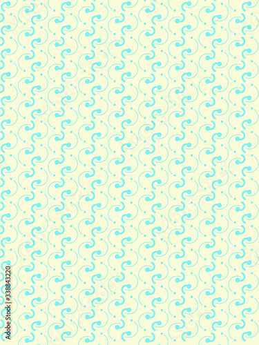 Abstract light background with blue semicircular lines