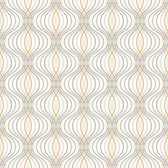 Keuken achterwand Jaren 50 patronen Ogee golvend mid-century motief  © Slanapotam