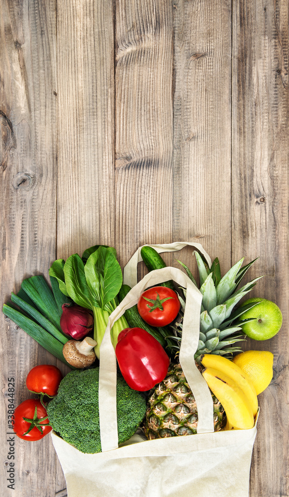 Vegetables fruits cotoon bag Tomato cucumber broccoli pineapple Vegetables fruits cotoon bag Tomato cucumber broccoli pineapple