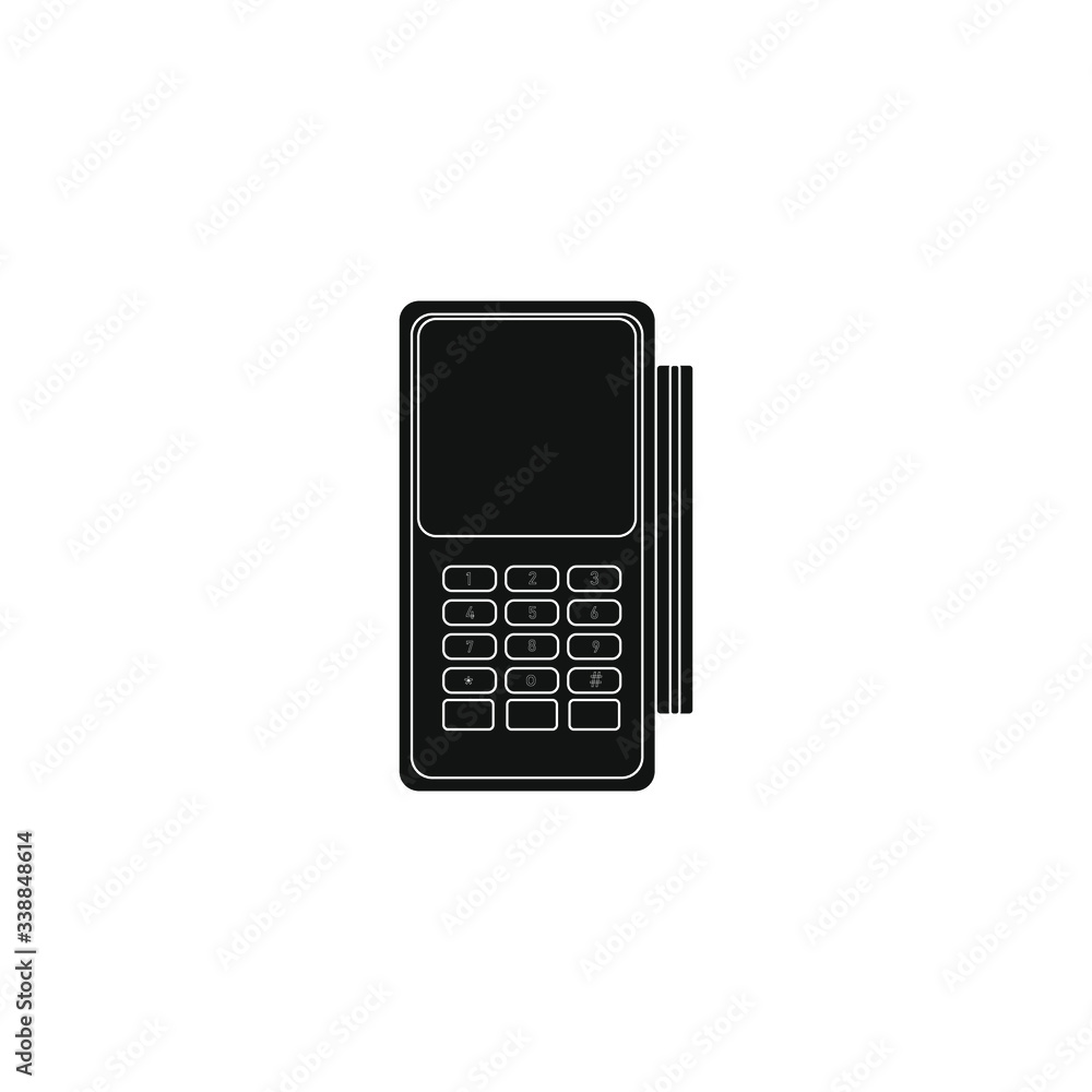 credit card reader. illustration for web and mobile design. credit card reader. illustration for web and mobile design.