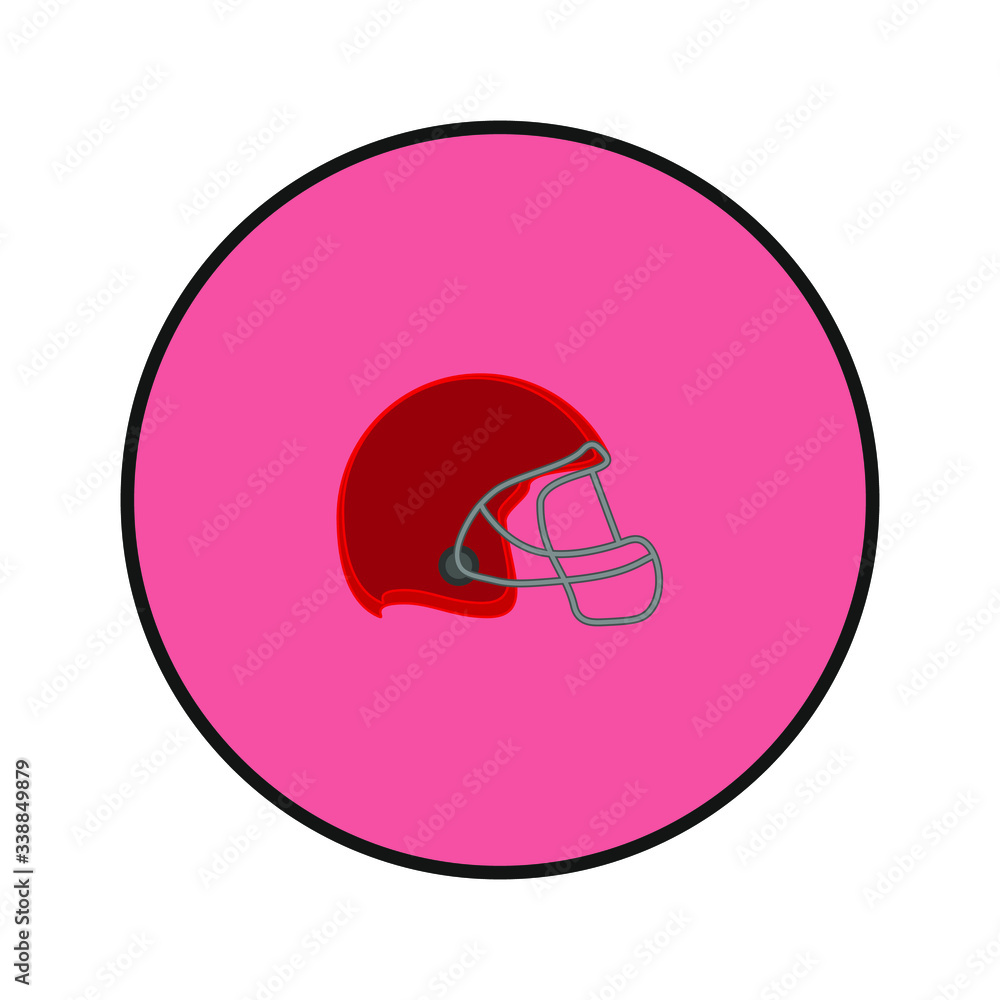 helmet to play American football. illustration for web and mobile design. helmet to play American football. illustration for web and mobile design.