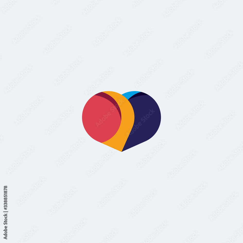 Logo Love icon with a unique design