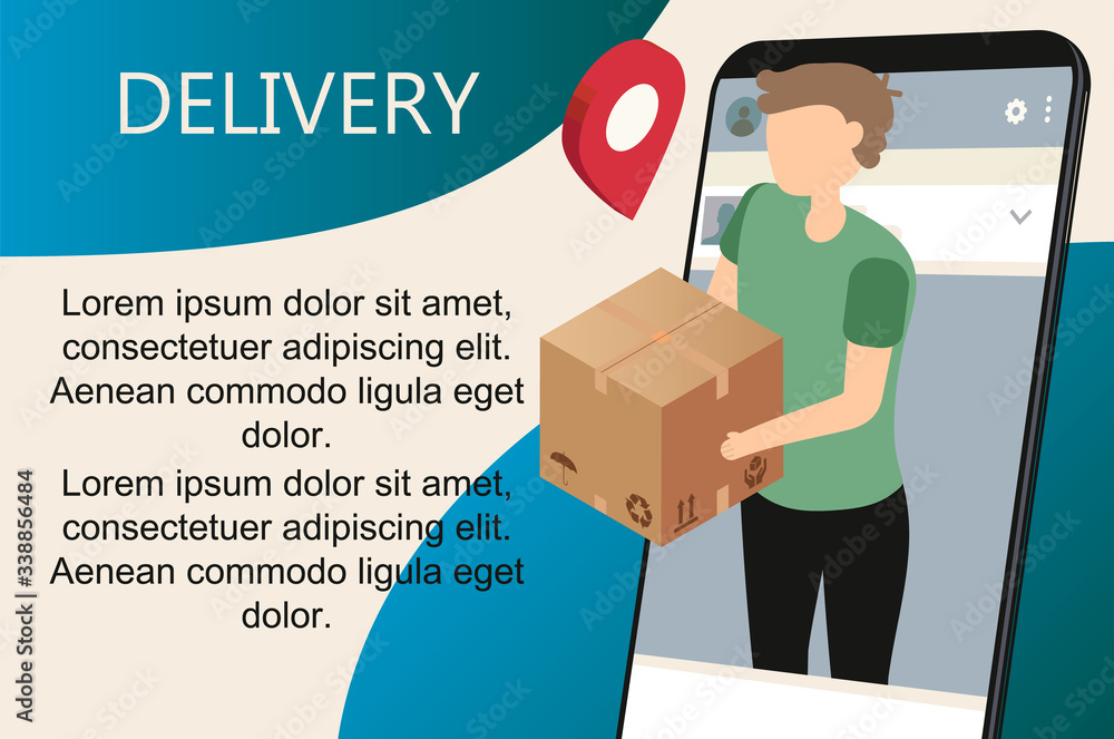 Isometric flat vector landing page template of express delivery service, courier service, goods shipping, food online ordering. Free delivery, online buy, ecommerce shop logistic illustration. Isometric flat vector landing page template of express delivery service, courier service, goods shipping, food online ordering. Free delivery, online buy, ecommerce shop logistic illustration.