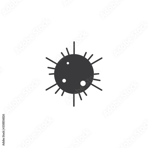 Coronavirus logo design template