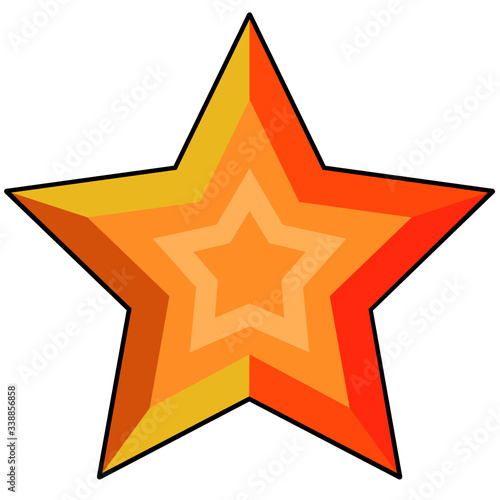 Star / Favorite icon set | 2D design | vector illustration in 4 variants | mobile applications | webdesign