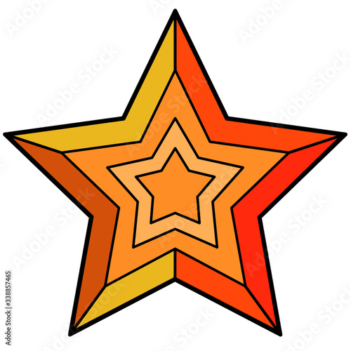 Star / Favorite icon set | 2D design | vector illustration in 4 variants | mobile applications | webdesign