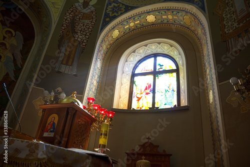 interior of the Greek Catholic Church of the Holy Trinity