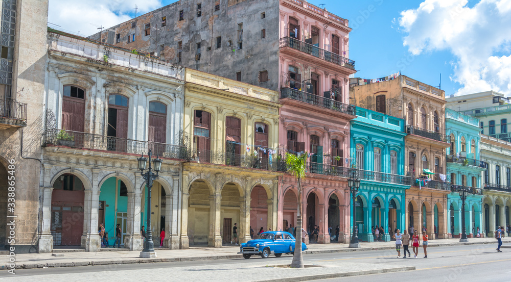 Arquitetura da cidade de havana em cuba
