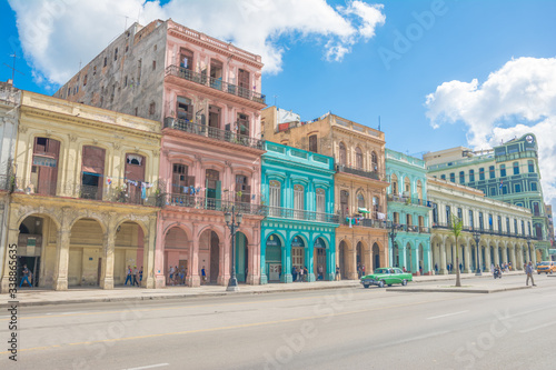 Arquitetura da cidade de havana em cuba