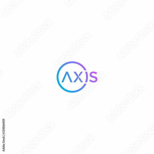 Modern logo design of circle and infinity with clear background - EPS10 - Vector.