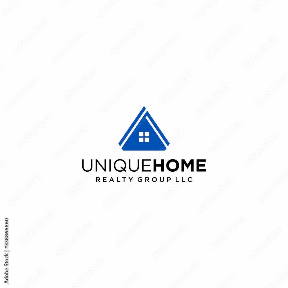 Fototapeta premium Modern and clean logo design of real estate business with clear background - EPS10 - Vector.