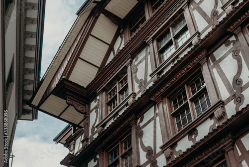 Old house in the old town of Luzern, Switzerland, Europe