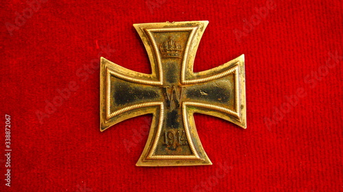 Condecoraciones, medallas alemanas de la Primera Guerra Mundial. Cruz de Hierro. Pour le merite. 