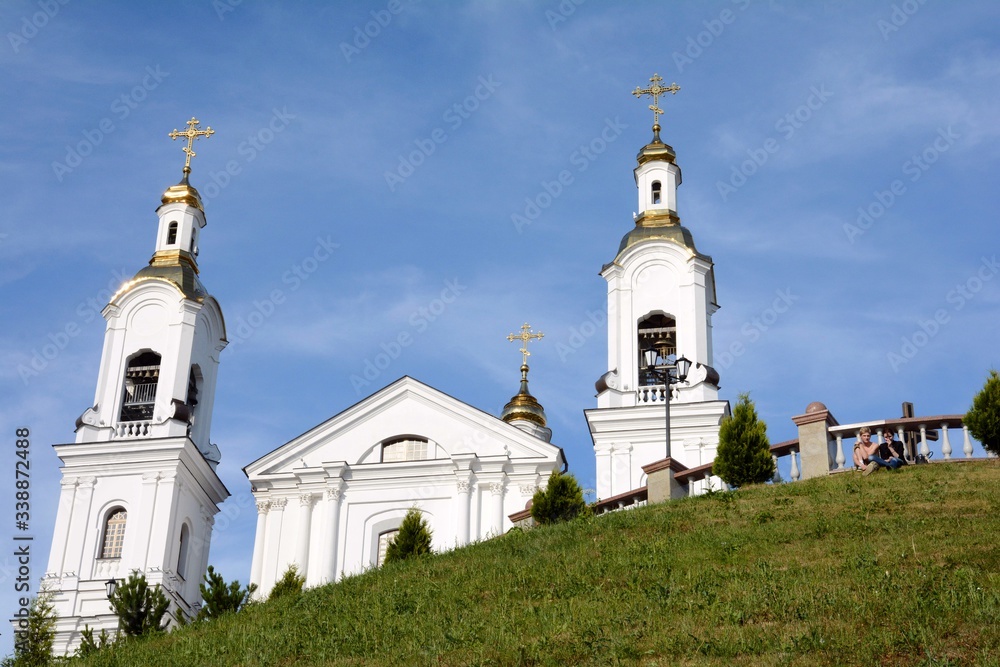 Assumption Cathedral in Vitebsk. Orthodox church. Belarus. Assumption Cathedral in Vitebsk. Orthodox church. Belarus.