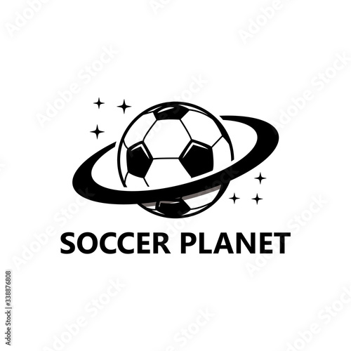 Soccer Planet Logo Template Design
