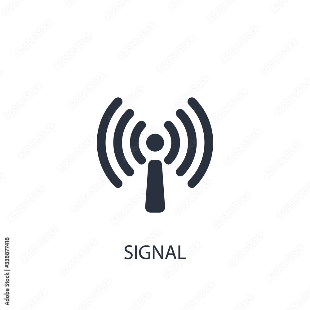 Signal icon. Simple device element illustration. Signal icon. Simple device element illustration.